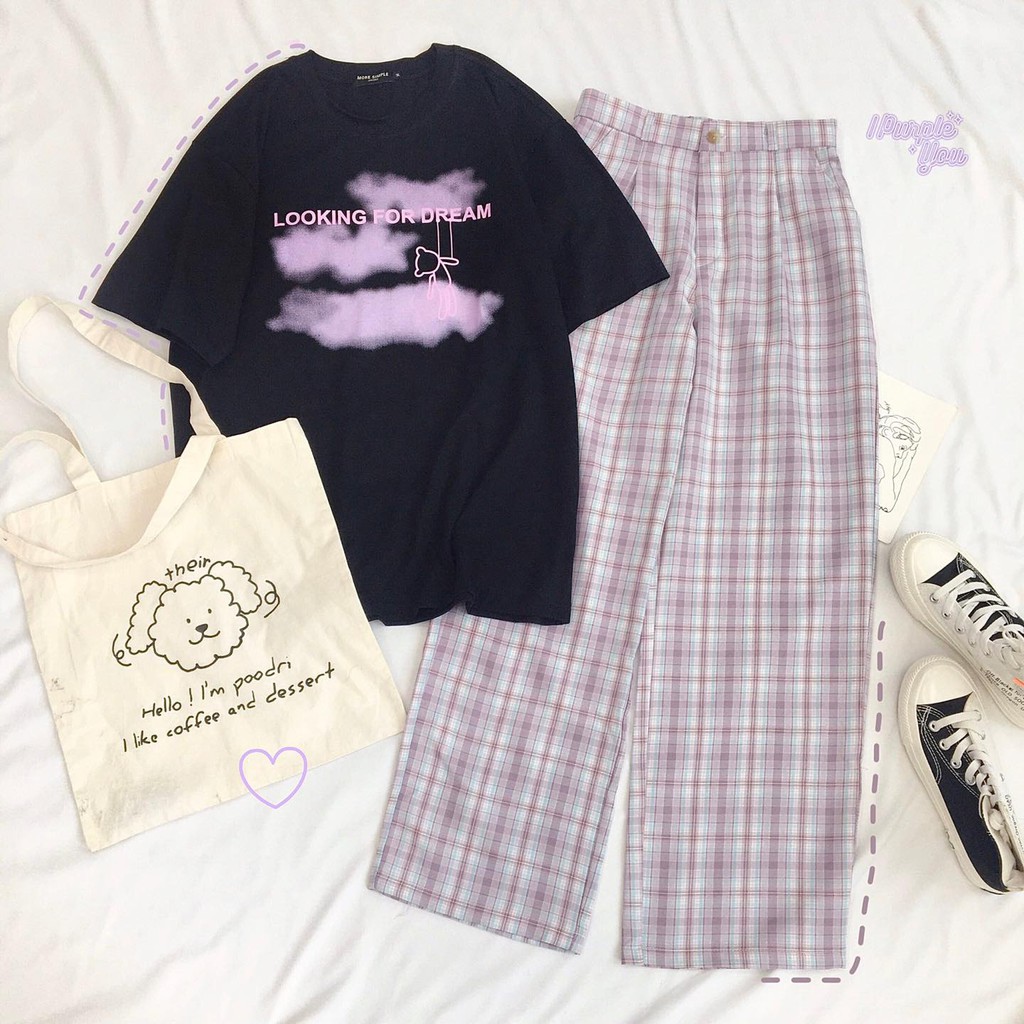 Áo Thun Tay Lỡ LOOKING FOR DREAM Form Rộng Ulzzang Unisex (Ảnh Thật)