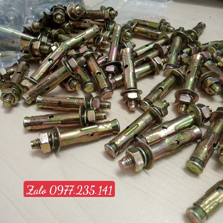 Nở sắt, Tắc kê 6,8,10- bulong dùng treo lắp giàn phơi thông mình, lưới an toàn ban công