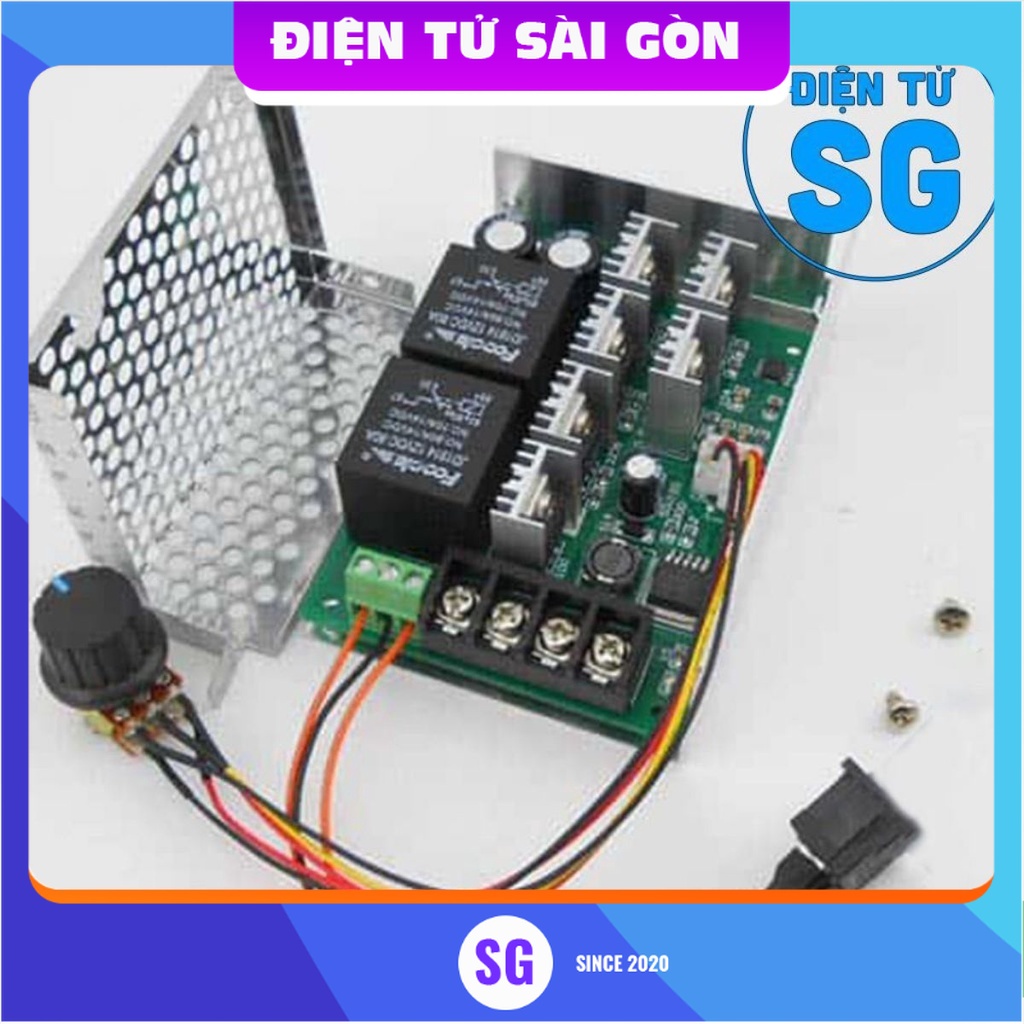 Bộ điều khiển tốc độ động cơ DC 40A có đảo chiều - vỏ nhôm - PT66