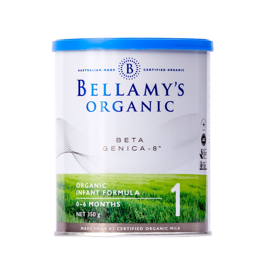 Sữa Bellamy'S organic Gennica 8 Số 1 Lon 350g Date 3/2023