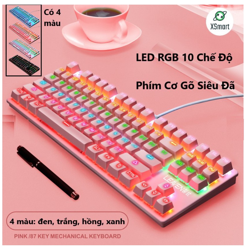 Bàn Phím Cơ Máy Tính Crack K2 PRO Led RGB 10 Chế Độ Khác Nhau, Chơi Game Dùng Văn Phòng Cực Đã | BigBuy360 - bigbuy360.vn