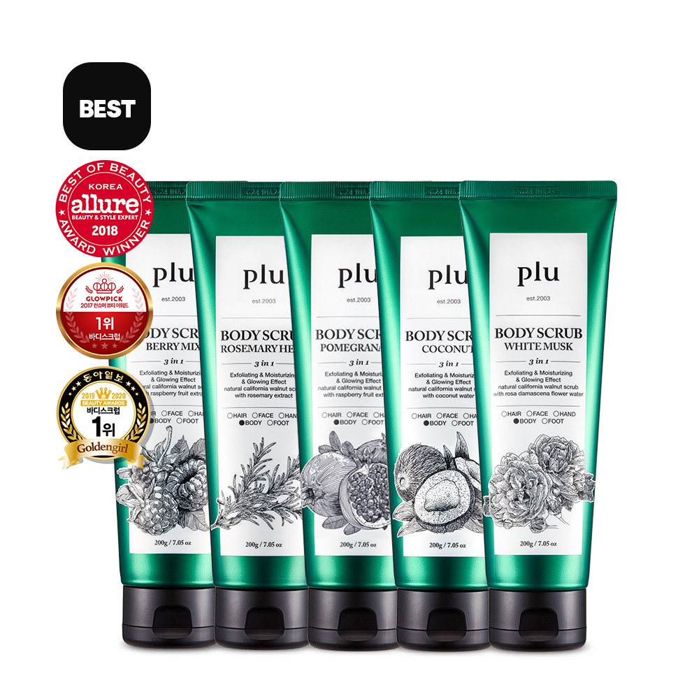 Tẩy Tế Bào Chết Toàn Thân Plu Body Scrub (200g)