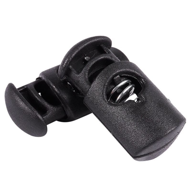 Set 10 Phụ Kiện Chặn Dây Cáp Màu Đen Đường Kính 8Mm