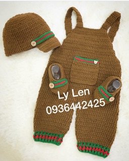 Set yếm len handmade cho bé(có thể tách set)