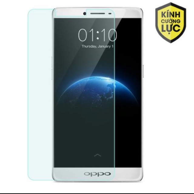Bộ 2 kính cường lực cho oppo R7 plus tặng ốp dẻo trong