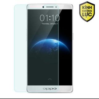 Bộ 2 kính cường lực cho oppo R7 plus tặng ốp dẻo trong