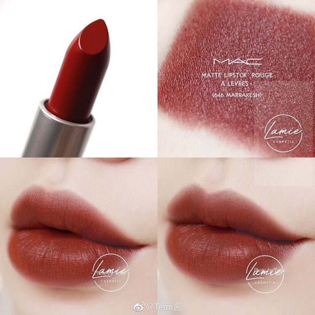 Son mac M.A.C Marrakesh, Chilli, Ruby Woo