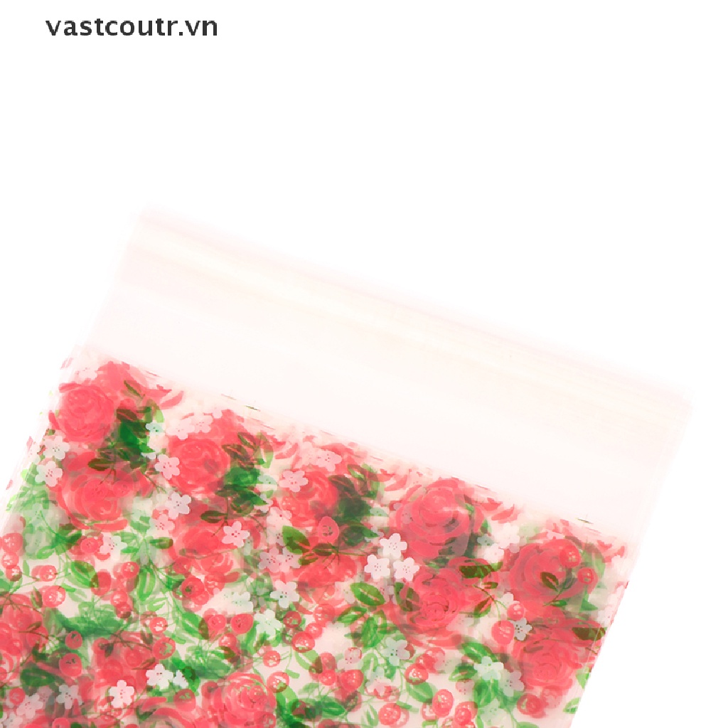 Set 100 Túi Nhựa Trong Suốt Tự Dính Dùng Để Đựng Quà Tặng