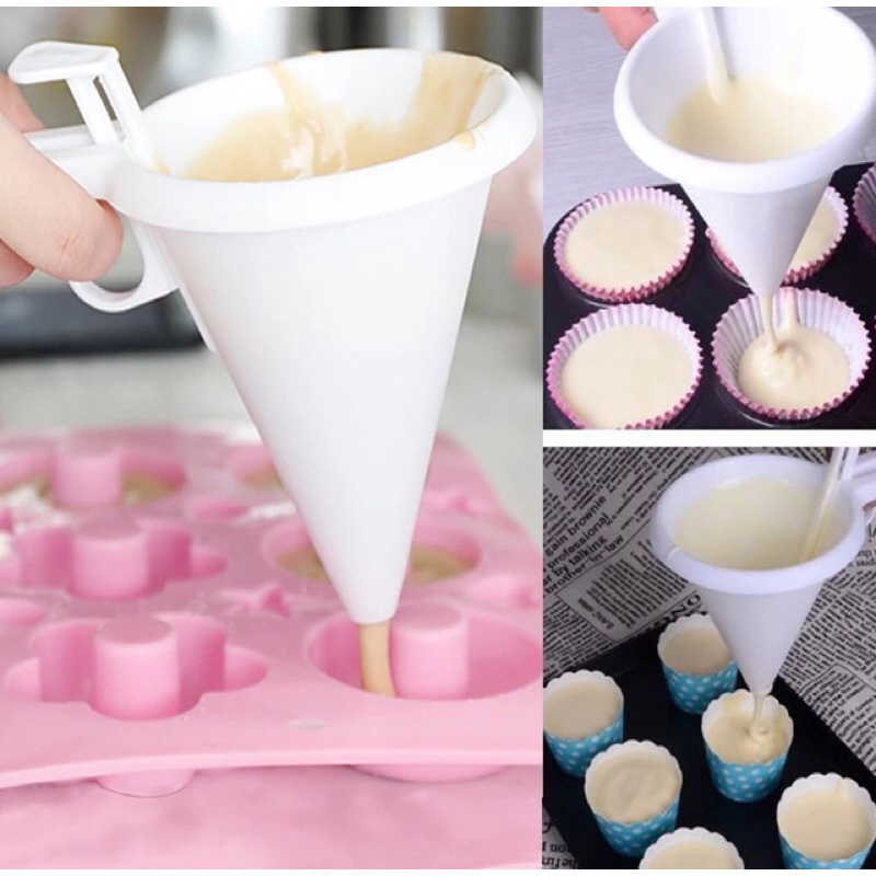 Phễu Rót Bột Làm Bánh / Sô Cô La / Kẹo Thiết Kế Mới Tiện Dụng Cho Nhà Bếp