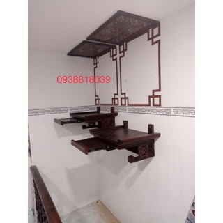 bàn thờ treo tường ngang 61 có ngăn kéo.
