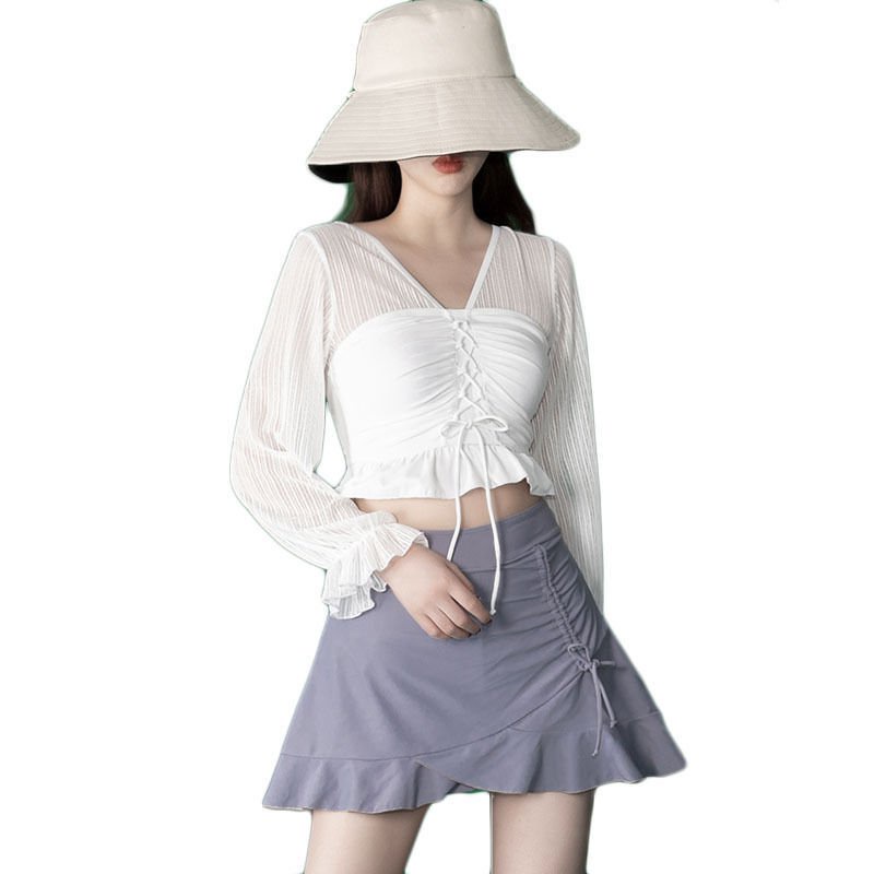 Bộ Đồ Bơi Hai Mảnh Phong Cách Hàn Quốc Thời Trang Mùa Xuân Mới Cho Nữ | BigBuy360 - bigbuy360.vn