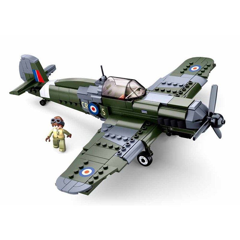 Bộ 290 Khối Lắp Ráp Mô Hình Máy Bay Chiến Đấu Sluban 0712 WW2