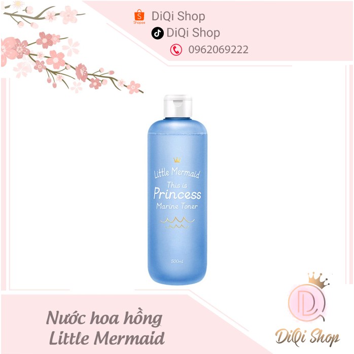 Nước hoa hồng Little Mermaid This Is Princess Marine Toner_AHA và BHA diu nhẹ
