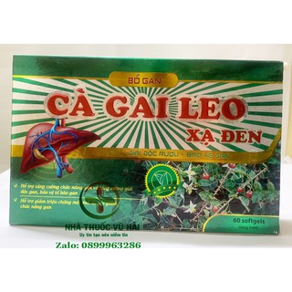 Giải độc gan Cà Gai Leo Xạ Đen Giải Độc Rượu Bảo Vệ Gan, bổ gan, mát gan, giải độc, tăng cường chức năng gan