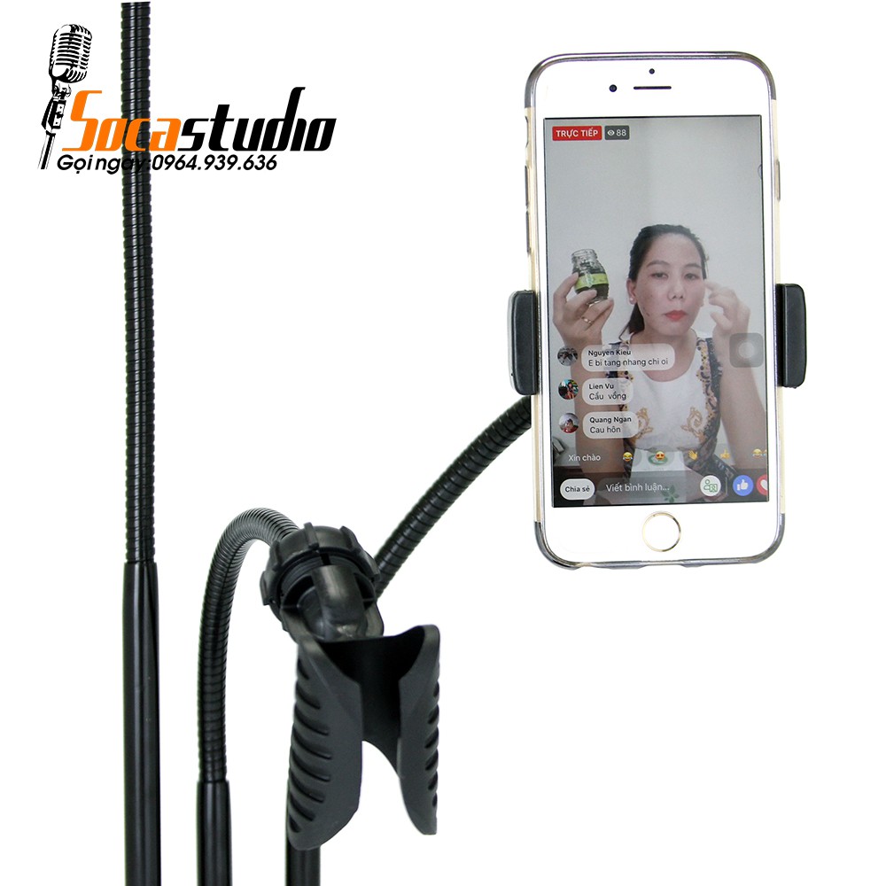 Đèn Led Livestream Bán Hàng 3 Chế Độ Sáng Hỗ Trợ Ánh Sáng Livestream