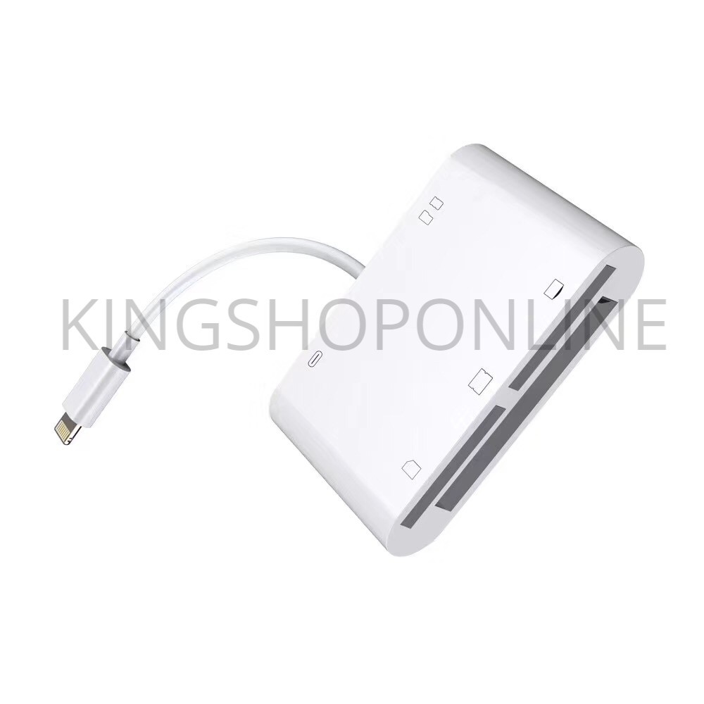 Apple Đầu Đọc Thẻ Chuyển Đổi Lightning Sang Tất Cả Trong 1 Tiện Dụng