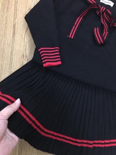 Set váy len mịn bé gái 8-30kg