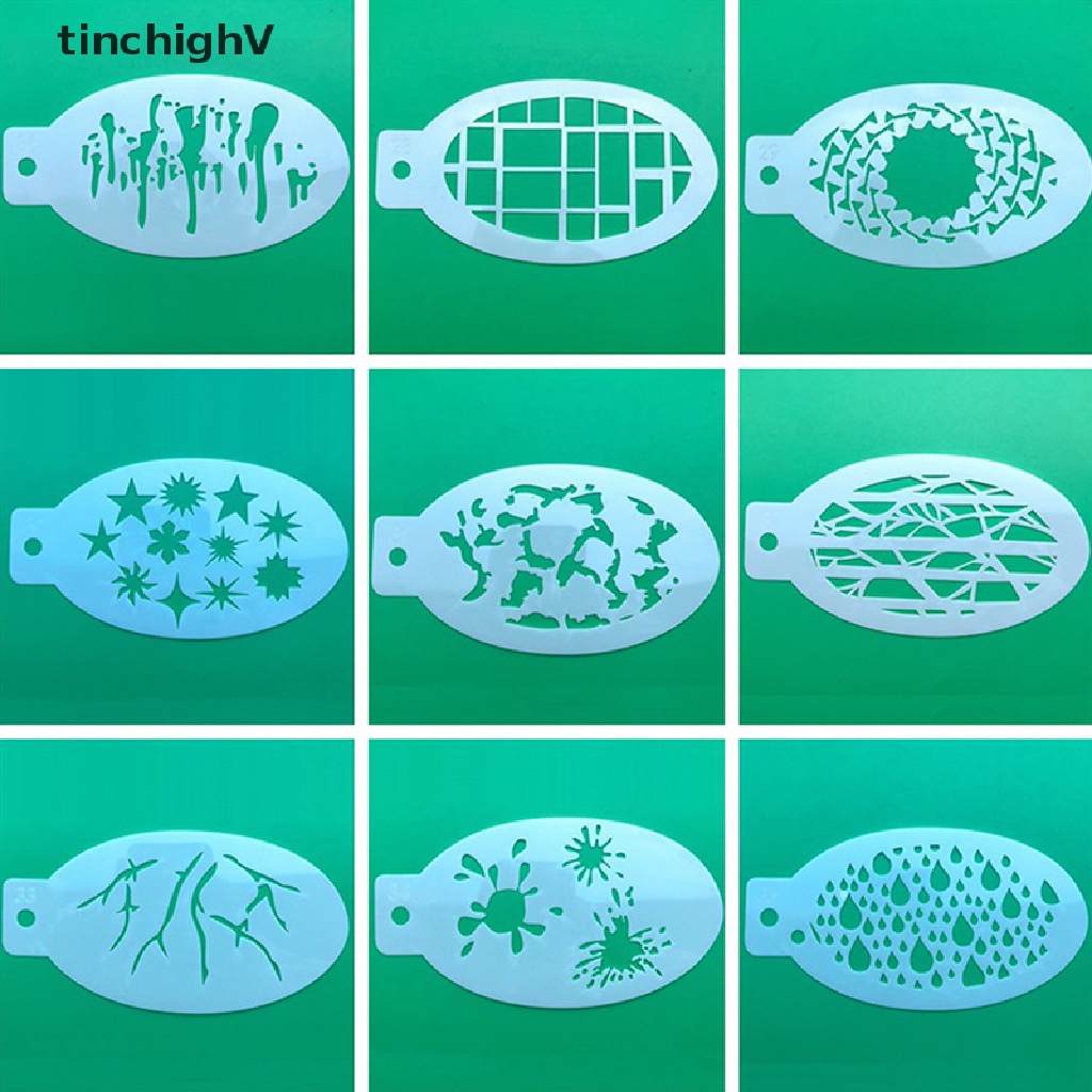 Set 42 Khuôn Vẽ Mặt / Cơ Thể Trang Điểm Tiệc Halloween DIY