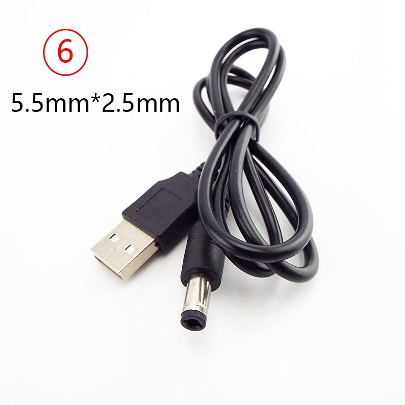 Dây Cáp Nối Dài Chuyển Đổi Usb A Sang Dc 2.0 0.6 2.5 3.5 1.35 4.0 1.7 5.5 2.1 5.5 2.5mm | BigBuy360 - bigbuy360.vn
