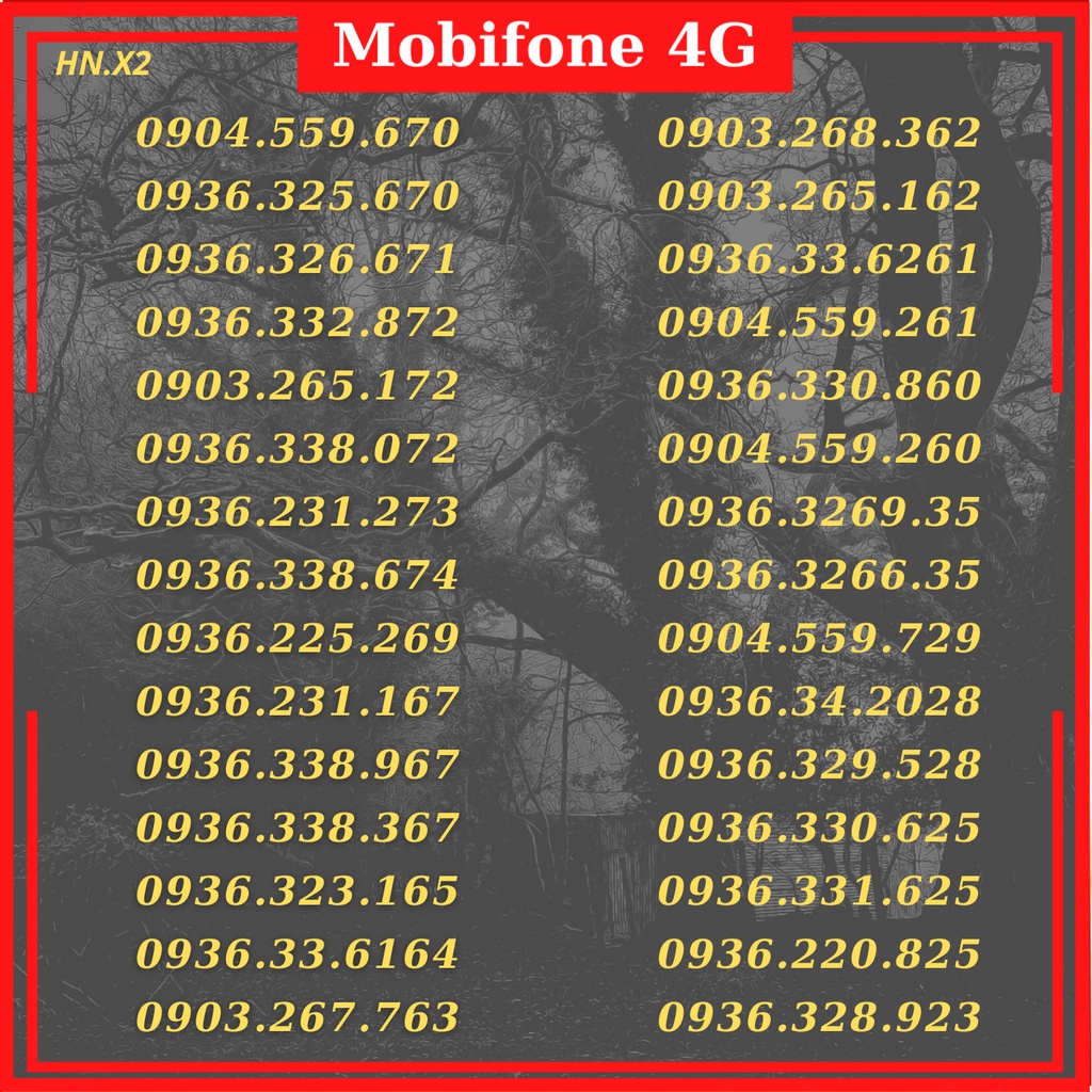 sim 4g mobifone số đẹp,dễ nhớ, giá rẻ.đăng ký được gói cước vào mạng DTHN 50k/tháng và gói combo ngh
