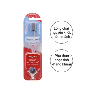 Bàn chải colgate flex clean siêu mịn mềm