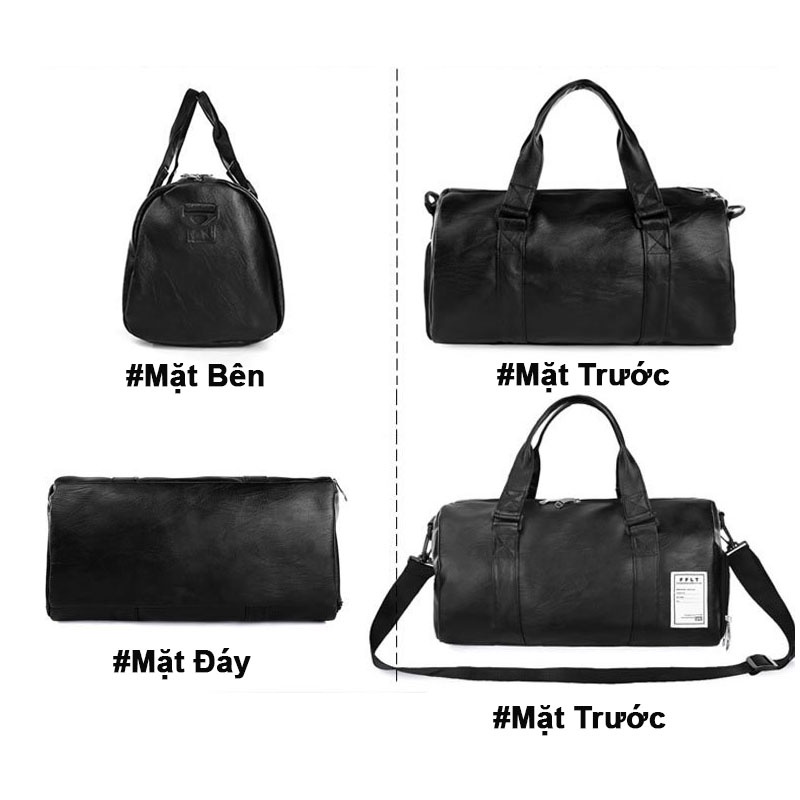 Túi xách du lịch nam nữ đa năng cỡ lớn ZAJA chất liệu da pu cao cấp thời trang thể thao chống nước