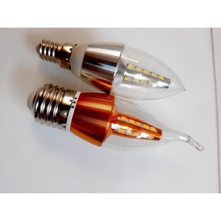 Combo 5 Bóng Nến Led Trang Trí Đuôi E14 Và Đuôi E27 .