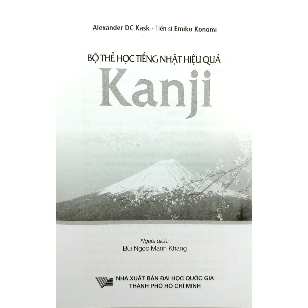 Sách Bộ Thẻ Học Tiếng Nhật Hiệu Quả Kanji