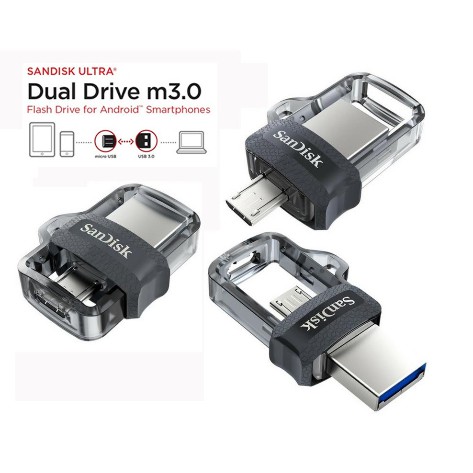 Usb 3.0 Sandisk Ultra Dual Drive M3.0 32gb Otg