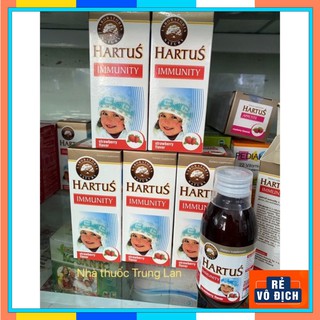 HARTUS IMMUNiTY( lo 150ml) - tăng cường sức đề kháng cho bé từ 4 tháng tuổi ,phòng các bệnh hô hấp