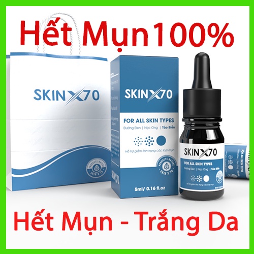 MỤN GÌ CŨNG HẾT, SERUM MỤN SKIN X70 , KHÔNG CÒN NỖI LO VỀ MỤN, HẾT MỤN 100%.