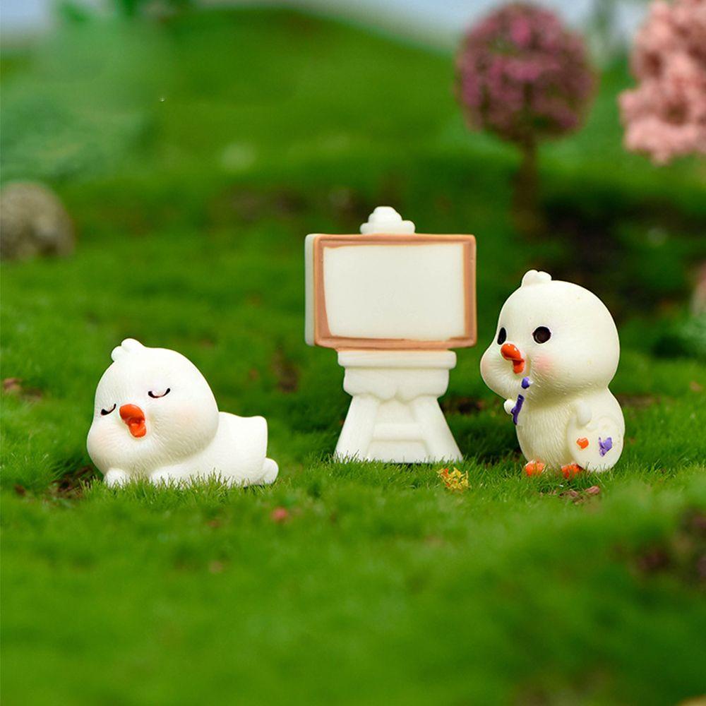 Mô Hình Chú Vịt Dùng Trang Trí Tiểu Cảnh Độc Đáo