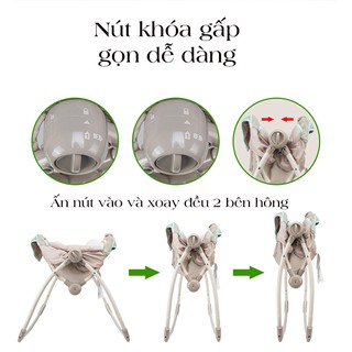 Nôi rung Ingenuity Rocking Sleeper Lullaby Lamb 60407
