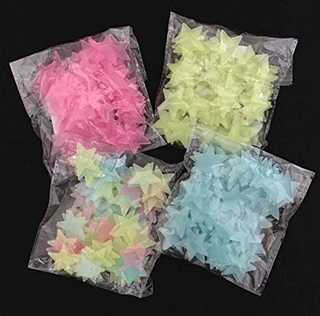 100 Ngôi Sao 3D Dạ Quang Dán Tường