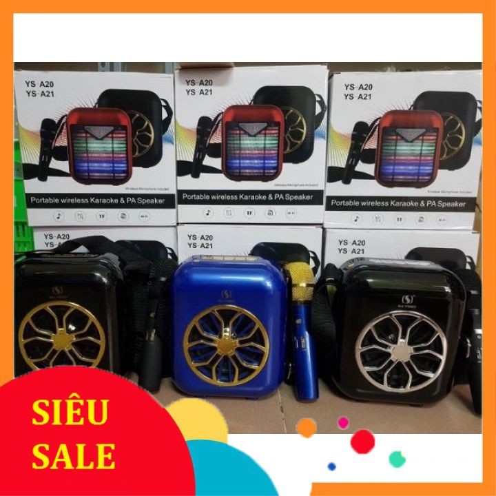 Loa karaoke YS-A20 tặng micro ko dây siêu hay hàng chuẩn BH 6 tháng