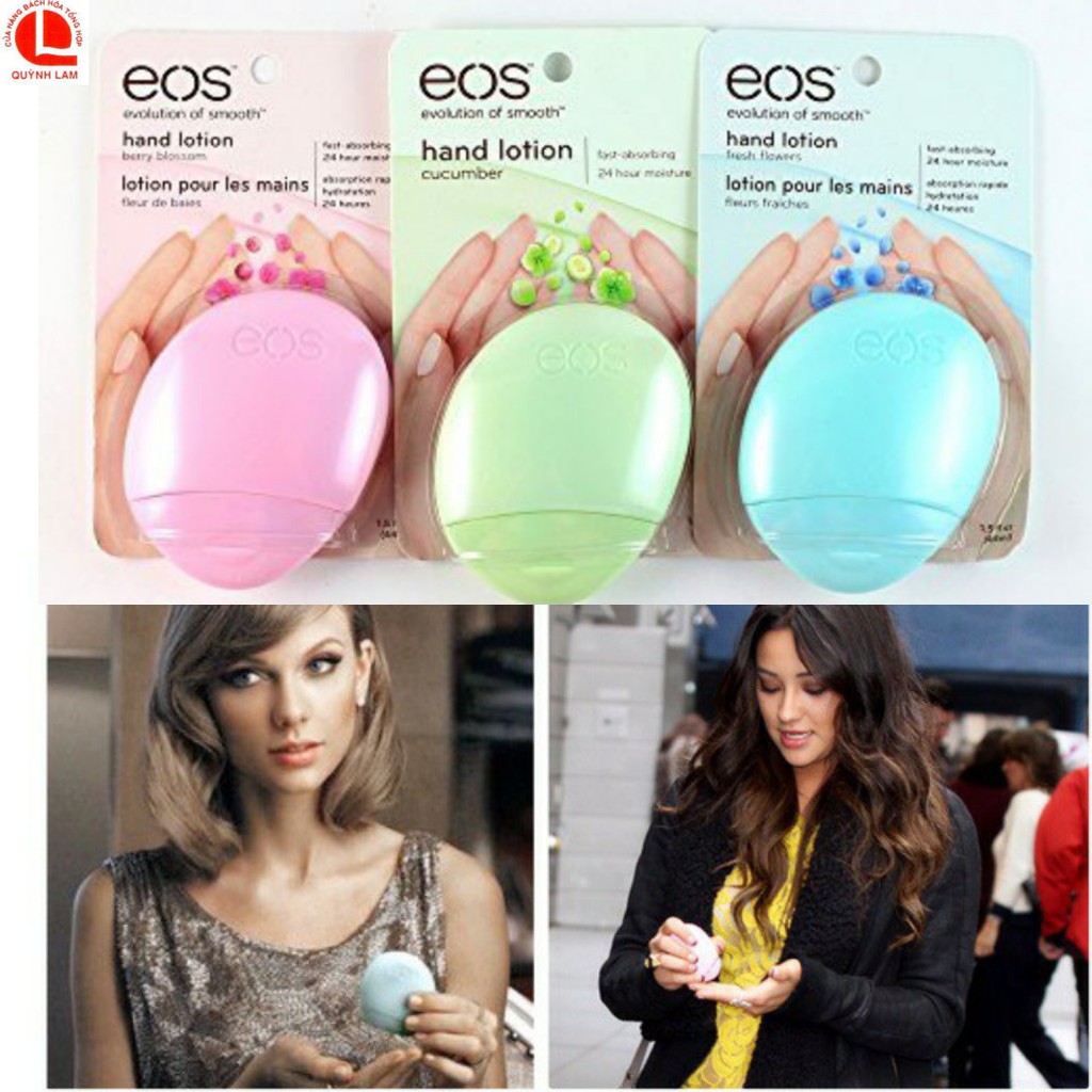 Dưỡng da tay EOS Essential Hand Lotion Cucumber 44ml | BigBuy360 - bigbuy360.vn