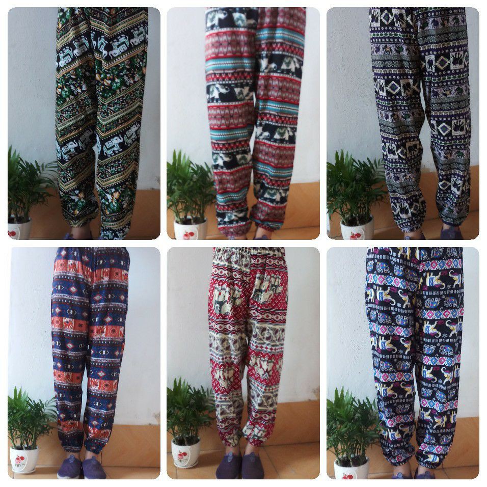 Quần Dài Lanh Họa Tiết Thổ Cẩm_Bo Gấu Alibaba | BigBuy360 - bigbuy360.vn