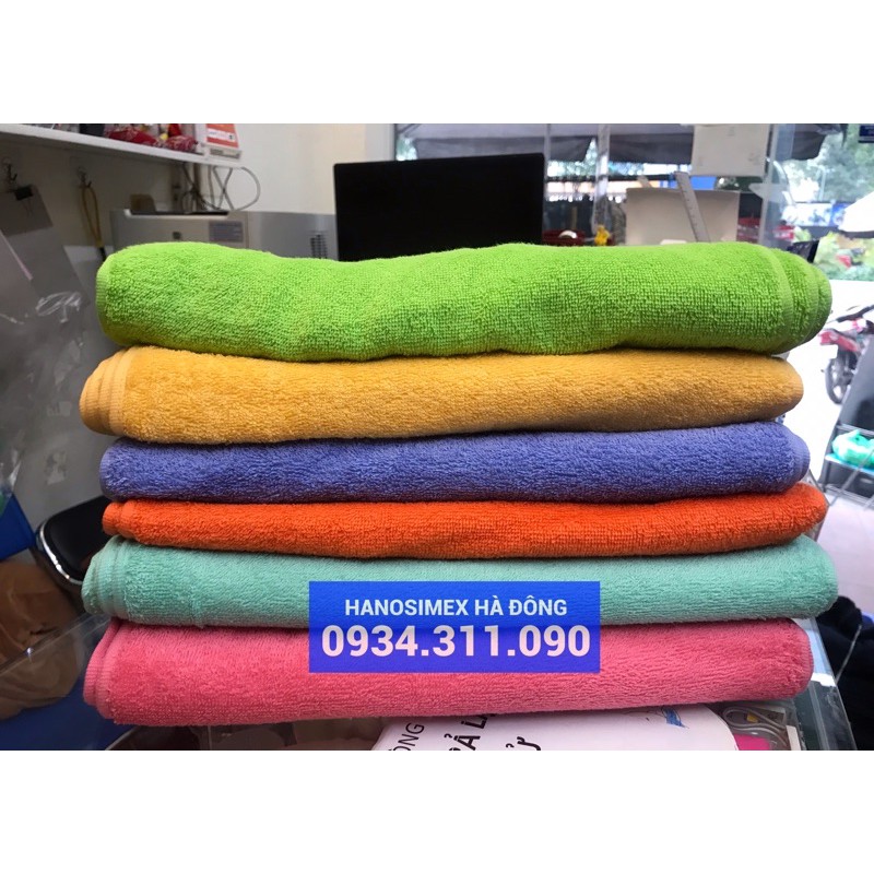 Khăn mặt (32x51cm) Hanosimex chính hãng sợi bông cotton 100% - 600ht