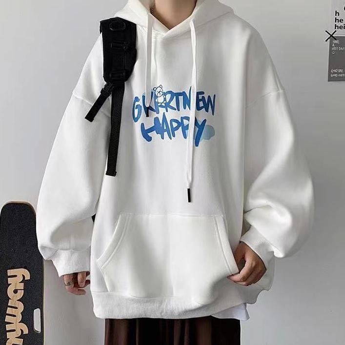 Áo Khoác Hoodie Dáng Rộng Thời Trang Cá Tính Cho Nam