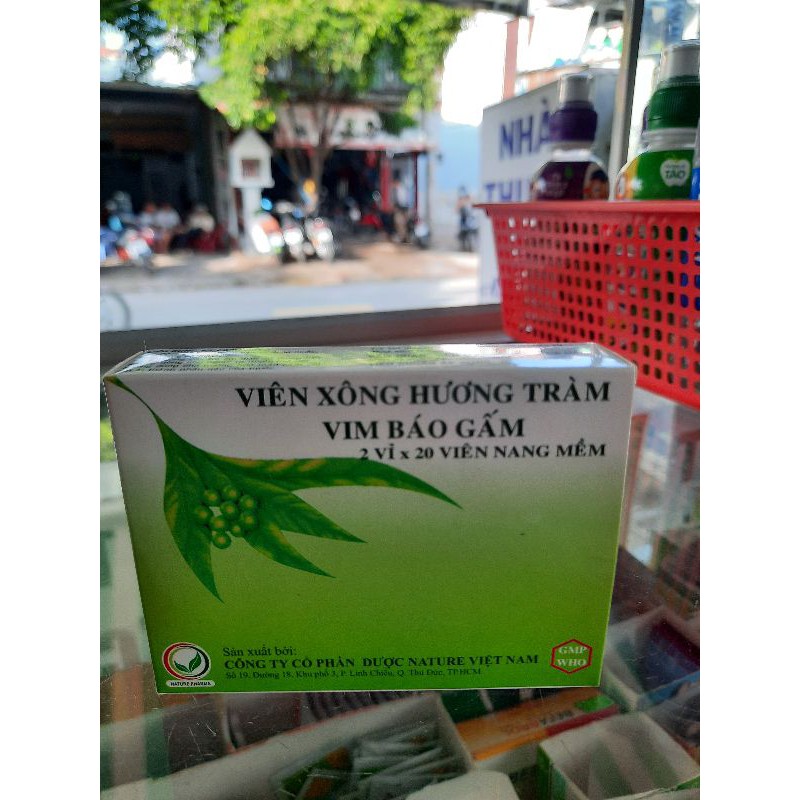 ✅ Viên Xông Hương Tràm Vim Báo Gấm