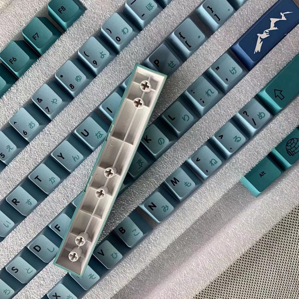 READY STOCK! GMK Iceberg Keycap Cherry PBT Keycaps 129pcs For Mechanical Keyboard 61 64 84108 Layout  Dye-Sublimation