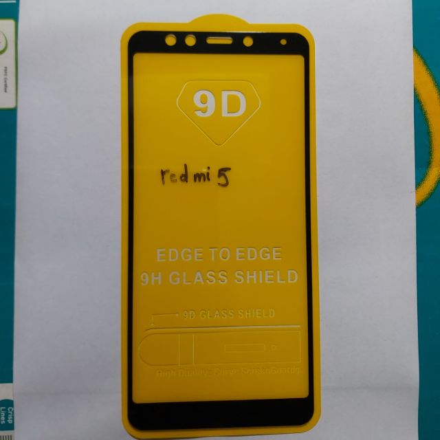 Kính cường lực Xiaomi Redmi5 full màn hình siêu cứng.