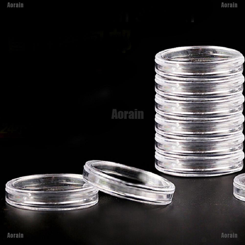 Bộ 10 Hộp Nhựa Trong Suốt 23mm Đựng Đồ Tiện Dụng