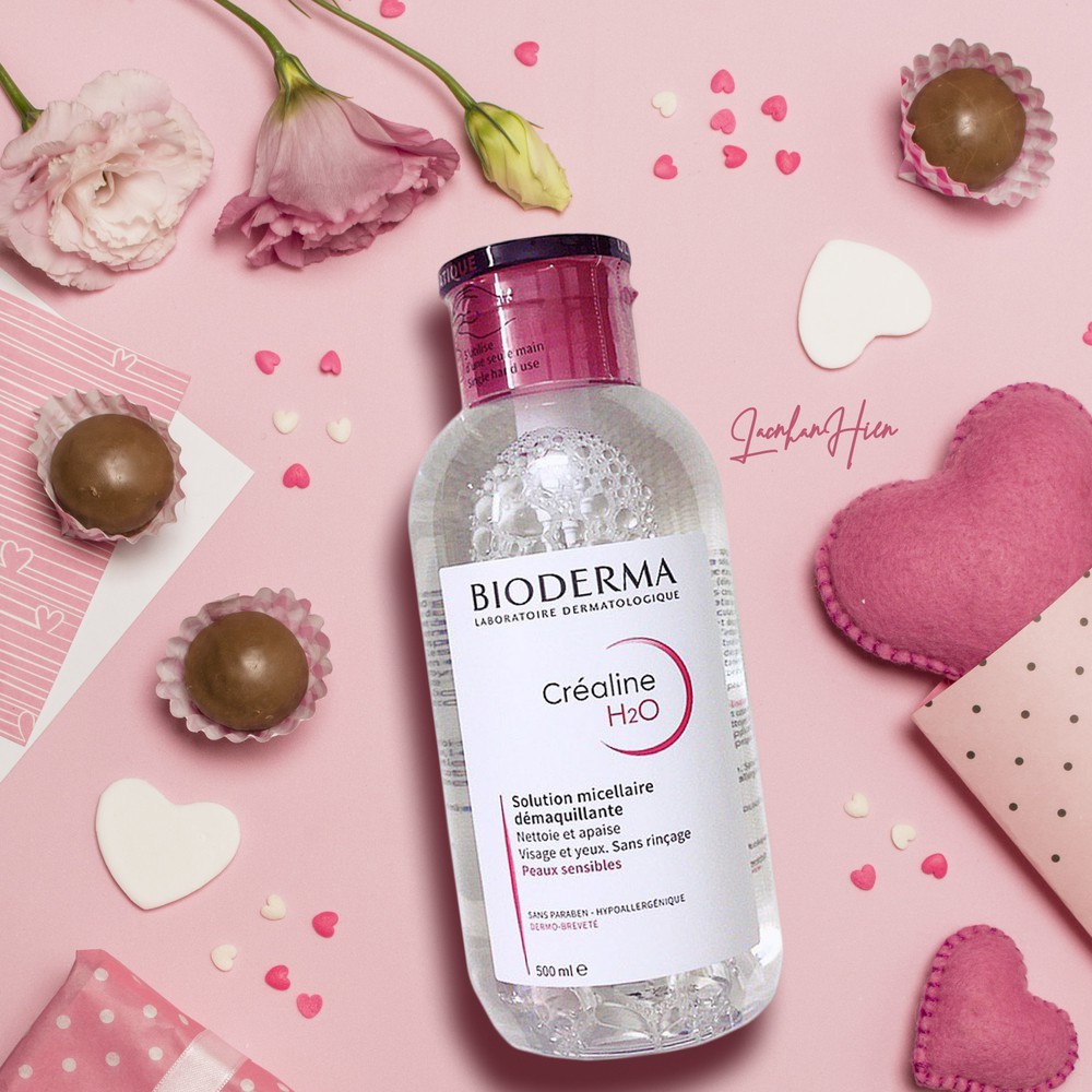 [CHUẨN AUTH]♠Nước Tẩy Trang Bioderma Pháp H2O Xanh♠Hồng 500ML ♠Nắp Nhấn♠ | BigBuy360 - bigbuy360.vn