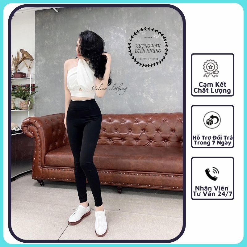 Quần Legging Đùi, Lửng, Ngố, Dài Nâng Mông Bigsize đến 75kg Chất Cotton Co Giãn Không Cắn Chỉ Tập Gym Nâng Mông