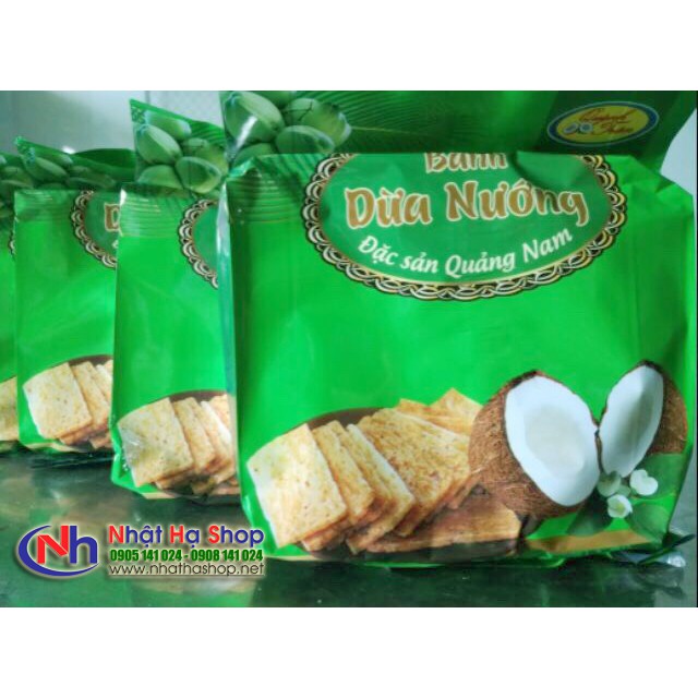 30 gói Bánh dừa nướng Quỳnh Trân 180g - Đặc sản Quảng Nam