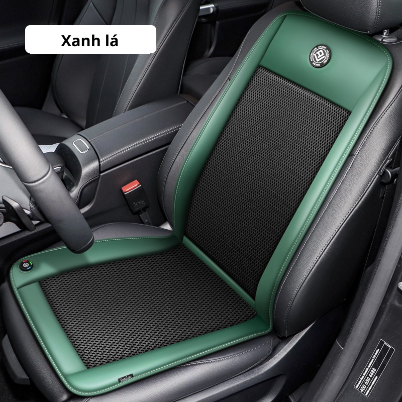 Lót Ghế Xe Hơi Điều Hòa , Áo Ghế Làm Mát Ô Tô Cao Cấp Bằng Hệ Thống 10 Quạt Gió, Quạt Êm Mát Mẻ