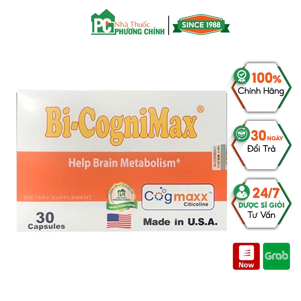 Viên Uống Bổ Não Bi CogniMax - Giúp Tăng Cường Tuần Hoàn Não Và Trí Nhớ