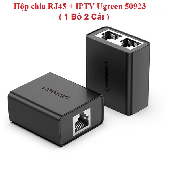 Hộp chia RJ45 + IPTV Ugreen 50923 (Bộ 2 cái)