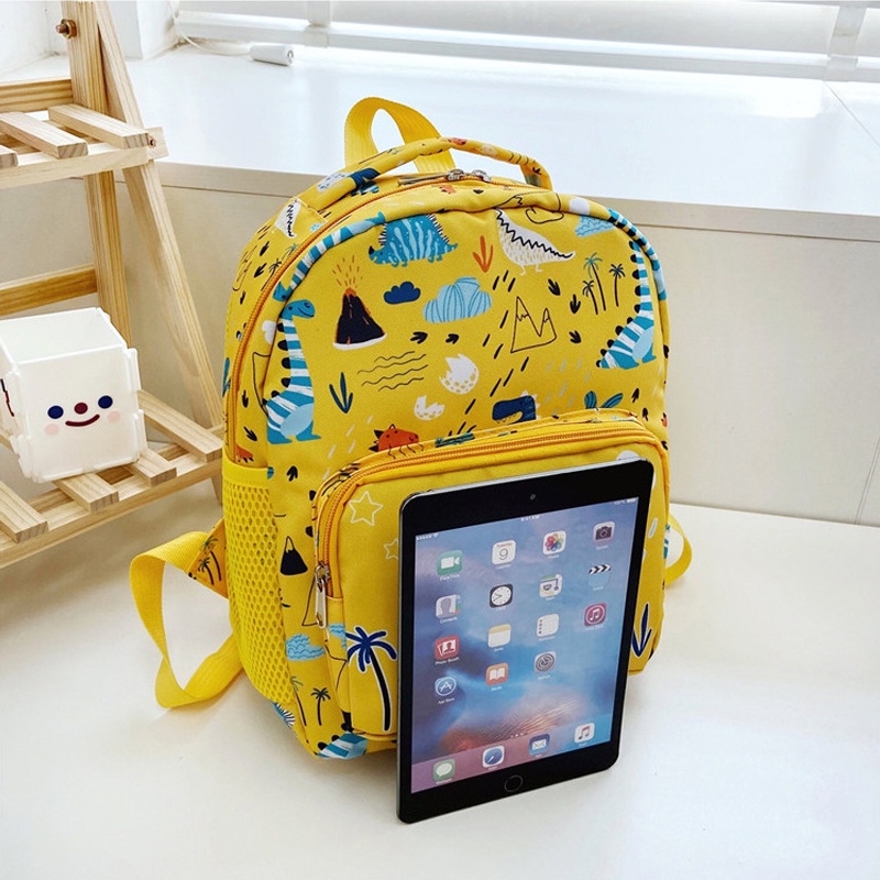 Balo học sinh in hình khủng long cho bé trai và bé gái